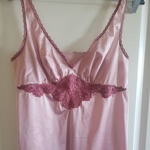 Vssarette Quintessential silky nylon cami.